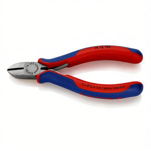Cortador Lateral Knipex 76 12 125 para Cable de Cobre de 0.4-3.0 mm con Cable de Piano de hasta 0.6 mm - Product Image 1