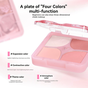   Colorete para Mejillas VEECCI Blooming • 4 Tonos en Una Paleta - Product Image 2