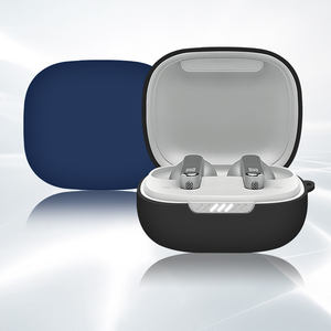 Étui de protection intégrale en silicone souple pour boîtier de charge d'écouteurs, housse pour écouteurs sans fil pour <span class=keywords><strong>JBL</strong></span> LIVE <span class=keywords><strong>PRO</strong></span> <span class=keywords><strong>2</strong></span> avec mousqueton - Product Image 1