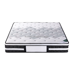 Nouveauté : Matelas en mousse haute densité 160x200, mousse à mémoire de forme gel, latex, ressorts ensachés organiques, livré en boîte - Product Image 5