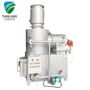 Smokeless solid waste incinerator baby diapers/napkin garbage incinerate machine incineration equipment supplier