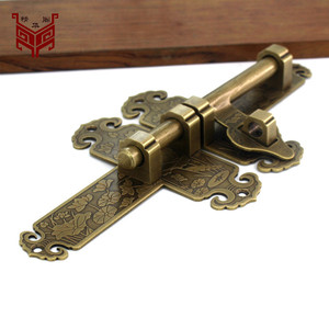 Perno de puerta de latón de alta resistencia, diseño tradicional para puertas de madera maciza y vallas de jardín - Product Image 4
