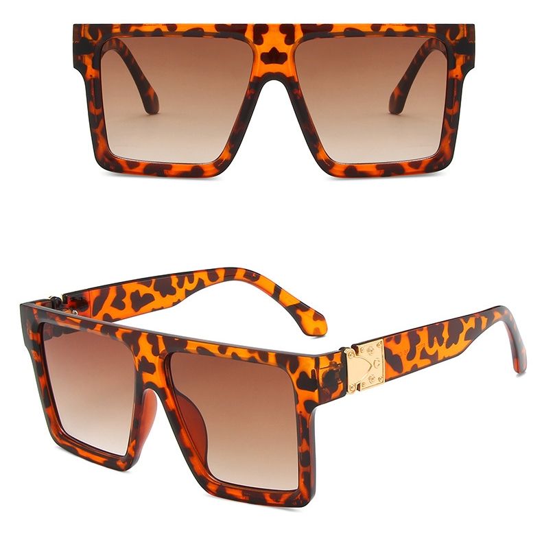 DLL98050-gafas de sol cuadradas para mujer, anteojos de sol