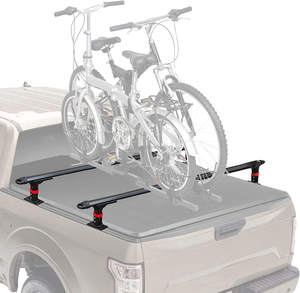 Set di 2 Barre Trasversali Universali in Alluminio a Basso Profilo per Copertura Cassone Camion, per Kayak, Portabici, Tenda da Tetto, Camper - Product Image 1