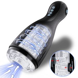 Máquina de Masturbação Masculina Automática com 3 Modos de Compressão, Vibração de 10 Frequências, À Prova D'água, Carregamento Magnético e Sucção - Product Image 1
