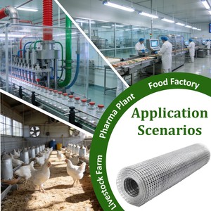 Clôture extérieure <span class=keywords><strong>en</strong></span> treillis métallique soudé <span class=keywords><strong>en</strong></span> acier inoxydable 304, largeur 1 m, ouverture de 1/4 pouce, durable, <span class=keywords><strong>pour</strong></span> la protection contre les rongeurs, les fermes, les aliments - Product Image 6