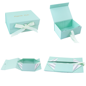 Kotak kemasan hadiah kardus daur ulang mewah kustom masker bedah obat spons magnetik lapisan UV Matt laminasi - Product Image 2