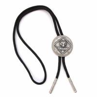 Cravate Bolo Pirate Personnalisée Chine, Motif Loup en Cristal, Plaqué Or Rose, Options de Couleurs Personnalisées - Fournisseur en Gros pour Mariages