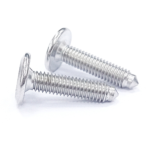 Vite a filettatura meccanica in acciaio inossidabile con bullone a testa piatta con esagono - Product Image 2