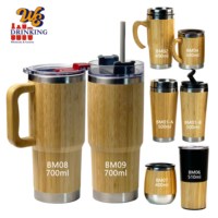 Botol Air Bambu Personal 340ml 400ml 500ml 550ml dengan Saringan dan Infuser
