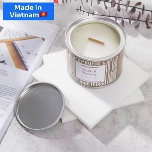 Bougies d'aromathérapie en cire de soja classique en étain Logo personnalisé barres de décoration de la maison en gros pour le Ramadan fête des pères vacances noël - Product Image 6