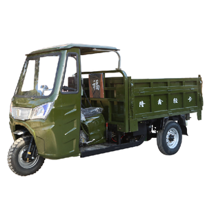 King Agricultural Dump Load <b>Gasoline</b> Burning Three-Wheel Motorcycle Closed Body Motorized Three-Axle Six-Speed Engine - Product Image 1