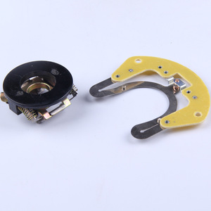 Interrupteur de centrifugeuse pour moteur L17 202Y, accessoires de moteur avec boîtier jaune et contacts métalliques - Product Image 2