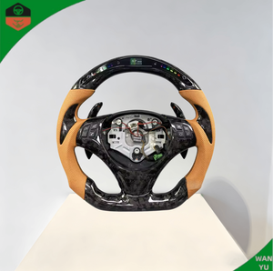 LED Rpm Forged Carbon Fiber Steering Wheel for <strong>BMW</strong> <strong>E60</strong> E61 E62 E63 E64 E88 E90 E92 E91 E93 X3 M3 330i <strong>330d</strong> 335i 318i M3 - Product Image 4