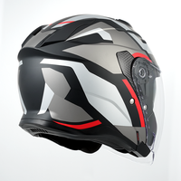 Casque de moto à face ouverte ECE2206, nouveau modèle, noir mat, ABS, pour la conduite sur route, homologué