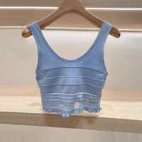 Nouvelle Collection Été 2026 : Ensemble 2 Pièces Tricoté pour Femme – Débardeur Sans Manches et Jupe Longue à Volants – Tenue Décontractée et Élégante