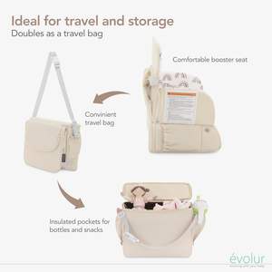 Coussin de siège d'appoint OEM pour tout-petits pour chaises de cuisine et de salle à manger Design moderne Logo personnalisé Fournitures d'alimentation pour bébé - Product Image 5