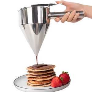 Outil de cuisine en acier inoxydable de 17 mm pour boules de poulpe, distributeur de pâte à gaufres, appareil à crêpes, ustensiles de cuisine, vente chaude - Product Image 1