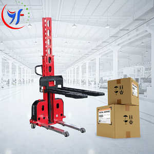 Elektrische Vork Lift Stapelaar 500Kg 1.6M Lift Hydraulische Handmatige Stapelaar Heftruck - Product Image 1