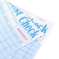 Carnet de commandes personnalisé avec logo, numéroté en séquence, pour restaurant, café, hôtel, bloc-notes de serveur pour les commandes