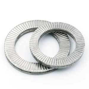 Rondelle de blocage à double cale empilée en acier inoxydable Rondelle autobloquante à double pli DIN25201 (M3-M30), noire ou noire ou autre - Product Image 2