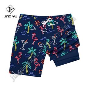 Trajes de Baño Personalizados para Hombre, Shorts de Baño de Nailon Reciclado y Elastano, Tela de Secado Rápido, Shorts de Playa de Diseñador para Hombre - Product Image 3