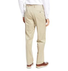 Pantalon Chino Kaki <span class=keywords><strong>Homme</strong></span> Coupe Slim Extensible Taille Mi-Haute en Toile Personnalisée pour Bureau et Décontracté - Product Image 3