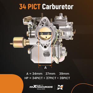 MaXpeedingrods Carb Carburatore Con Guarnizione 113129031K per VolksWagen Transporter 34 PICT-<span class=keywords><strong>3</strong></span> 1969 ~ 1972 carburatori - Product Image 5