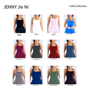 Top sportivo da donna per yoga, reggiseno sportivo imbottito con schiena scoperta per allenamento e fitness - Product Image 4