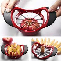 Coupe-pommes manuel en acier inoxydable, trancheuse à pommes, séparateur de fruits, éliminateur de noyaux, séparateur, compatible lave-vaisselle