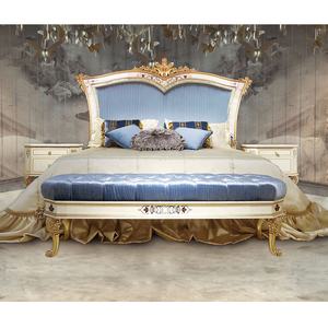 Nuovo design in legno massello royal antique classica camera da letto mobili - Product Image 1
