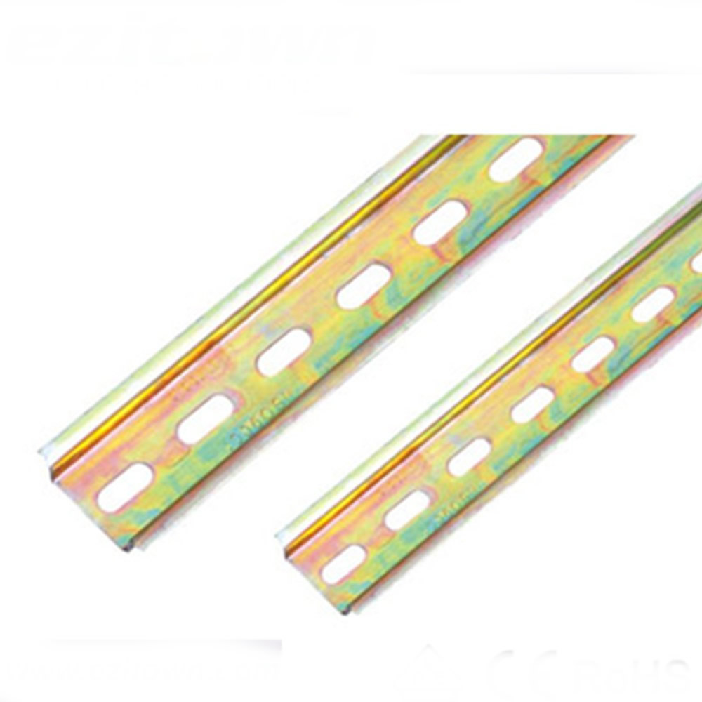 ezitown TH35-15 galvanized steel electrical din rail mounting 35mm width 15mm height