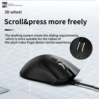 OEM kustom ultra-ringan gaya 6D Mouse Gaming berkabel dan nirkabel tiga Mode isi ulang
