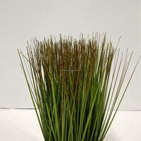 Petits Bonsaïs Artificiels en Plastique, Plantes en Pot d'Herbe de Roseau de 28 cm, Écologiques pour la Décoration de la Maison, de l'Hôtel, de la Bibliothèque, des Mariages et de Noël