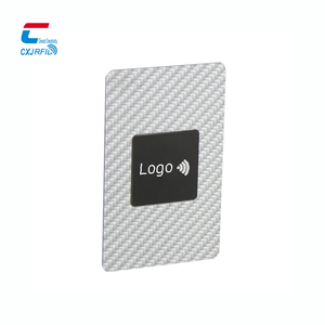 Carte personnalisée Nfc fibre métal Ntag213/Ntag 216 carte pop médias sociaux carte de visite Rfid fibre métallique - Product Image 2