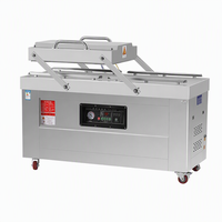 Machine d'emballage sous vide à double chambre Xicang XC-600, acier inoxydable épaissi, triple pompe pour une longue durée de vie