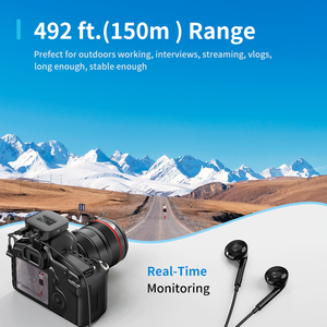 Tokdance không dây tôi Lavalier Microphone hệ thống phòng thu video cuộc phỏng vấn Youtube Streaming Android điện thoại iPhones tương thích - Product Image 6