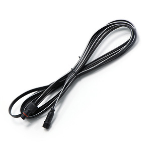 M12T Type Tee <b>Waterproof</b> Connector 2 Pin Male Female Plug In <b>Cable</b> Aviation Plug DC ABS Material - Product Image 3