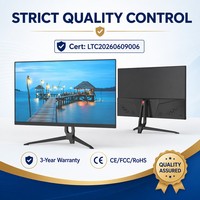 Moniteur d'ordinateur de bureau 1920x1080 IPS avec port VGA, pour le bureau et le jeu, emballage personnalisé