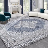 Tapis de sol de luxe moderne pour salon, tapis et carpettes à motifs abstraits, Alfombra et tapis antidérapants rectangulaires