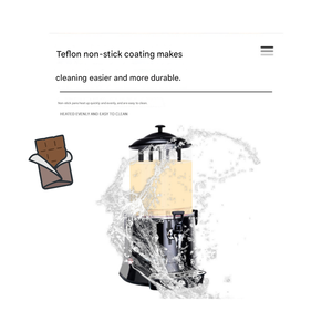 Machine <span class=keywords><strong>à</strong></span> réchauffer le chocolat de table, appareil électrique pour faire fondre le chocolat chaud et préparer des boissons au chocolat - Product Image 4