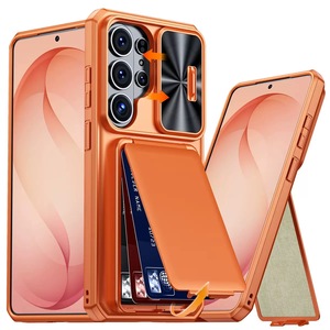 <span class=keywords><strong>เคส</strong></span>กระเป๋าสตางค์พร้อมช่องใส่บัตรสำหรับ Samsung <span class=keywords><strong>Galaxy</strong></span> S26U ฝาหลังกันกระแทกมีขาตั้งสำหรับ <span class=keywords><strong>Galaxy</strong></span> S25Ultra - Product Image 5