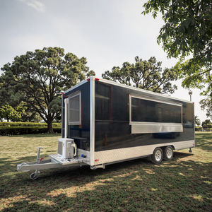 रियायत भोजन कियोस्क आइसक्रीम ट्रक हॉट डॉग स्टैंड पोर्टेबल स्नैक्स की दुकान बिक्री के लिए मोबाइल फूड कार्ट - Product Image 1