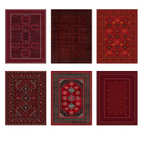 Maschinengefertigte Nylon-Flauschteppiche, Haustierfreundlich, Umweltfreundlich, Blumenmuster-Teppich für Schlafzimmer und Wohnzimmer, Bettgebrauch