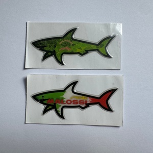 Autocollants en cristal imperméables et écologiques personnalisés de Paul and Shark, en forme de requin, drapeau de la Palestine, de <span class=keywords><strong>Marseille</strong></span> - Product Image 4