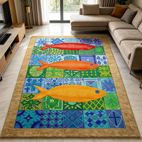 Maßgefertigter Weicher Luxus-Teppich Hochwertiger Design-Teppich Tier- und Vogelmuster Teppiche Schlafzimmerteppich Dick und Flauschig
