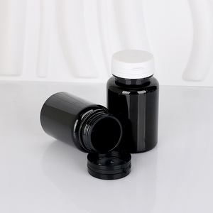 Manufacturer Wholesale 4 OZ Food-Grade PET Plastic Bottles 120cc Health Supplements container custom Candies <b>jars</b> - Product Image 5