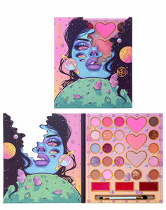 Modische Karikatur-Eyeshadow-Palette Kosmetik hochpigmentierte Eyeshadow-Palette langlebig - Product Image 3