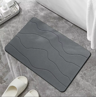 Prix de gros Tapis de douche antidérapant super absorbant à séchage rapide en terre de diatomées Tapis de bain en pierre de diatomite