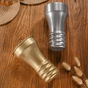 Retro 304 Stainless Steel Tumbler <b>Large</b> Capacity Beverage <b>Mug</b> For Party And Daily Use - Product Image 1
